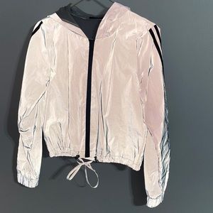 Fashion Nova Reflective Jacket. Size XS